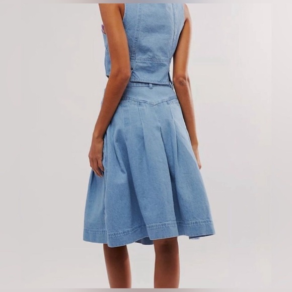 4. NWT Free People Scout Denim Set - Picture 6 of 7